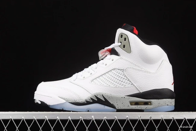 cement" Comfortable mens 5 "white air retro 1832 jordan 136027- 0521